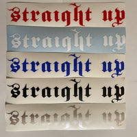 12" Script Sticker