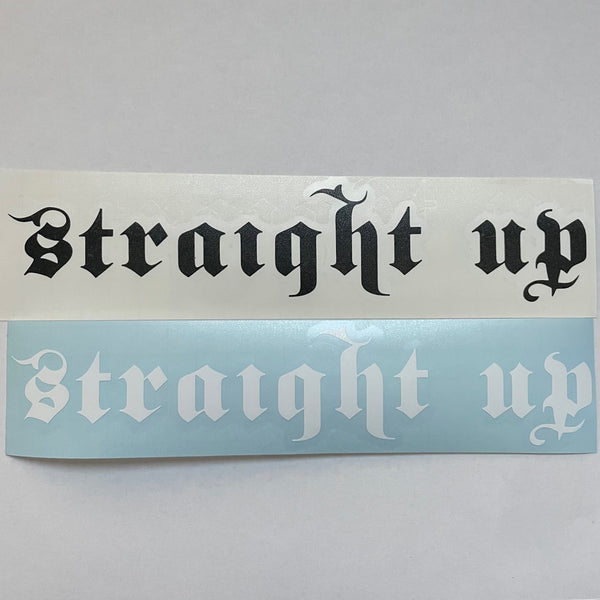 8" Script Sticker