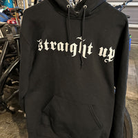 Hoodie - Slap - White on Black