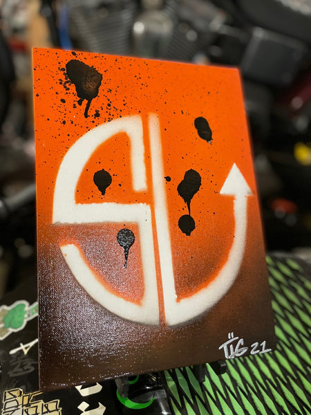 Str8up_TIG's Painting - Small Orange Slap